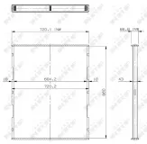 Ladeluftkühler rechts NRF 30754