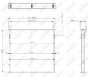 Ladeluftkühler links NRF 30755