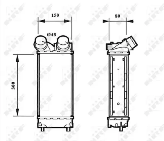 Ladeluftkühler NRF 30190 Bild Ladeluftkühler NRF 30190