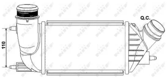 Ladeluftkühler NRF 30242 Bild Ladeluftkühler NRF 30242
