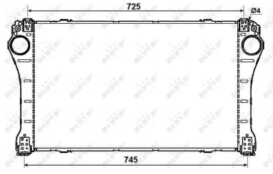 Ladeluftkühler NRF 30243 Bild Ladeluftkühler NRF 30243