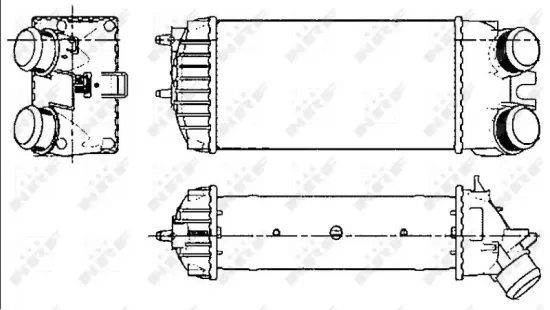 Ladeluftkühler NRF 30278 Bild Ladeluftkühler NRF 30278