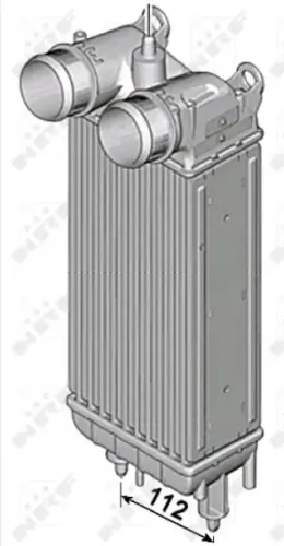 Ladeluftkühler NRF 30282 Bild Ladeluftkühler NRF 30282
