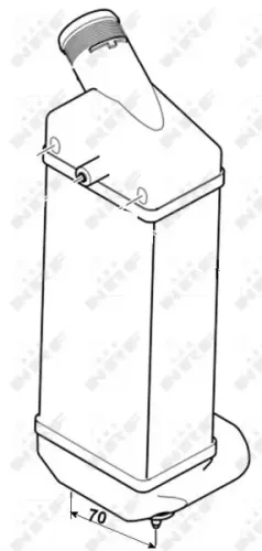 Ladeluftkühler NRF 30283 Bild Ladeluftkühler NRF 30283