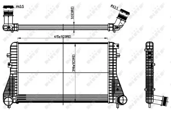 Ladeluftkühler NRF 30306 Bild Ladeluftkühler NRF 30306