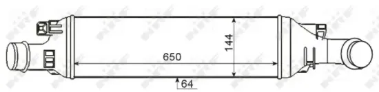 Ladeluftkühler NRF 30339 Bild Ladeluftkühler NRF 30339