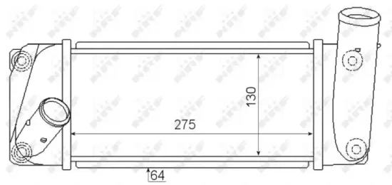 Ladeluftkühler NRF 30347 Bild Ladeluftkühler NRF 30347