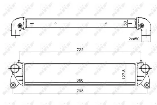 Ladeluftkühler NRF 30369 Bild Ladeluftkühler NRF 30369