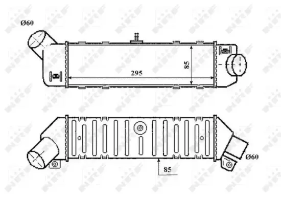 Ladeluftkühler NRF 30413 Bild Ladeluftkühler NRF 30413