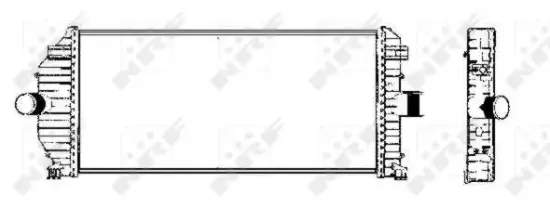 Ladeluftkühler NRF 30431 Bild Ladeluftkühler NRF 30431