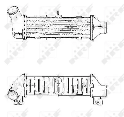 Ladeluftkühler NRF 30444 Bild Ladeluftkühler NRF 30444