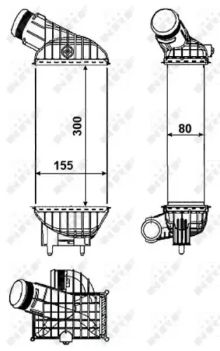 Ladeluftkühler NRF 30462 Bild Ladeluftkühler NRF 30462