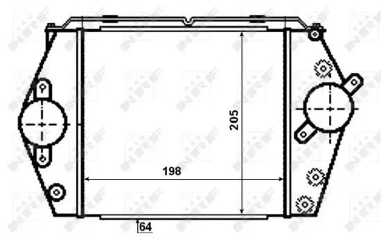 Ladeluftkühler NRF 30471 Bild Ladeluftkühler NRF 30471