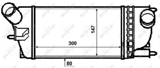 Ladeluftkühler NRF 30478 Bild Ladeluftkühler NRF 30478