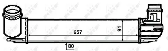 Ladeluftkühler NRF 30481 Bild Ladeluftkühler NRF 30481