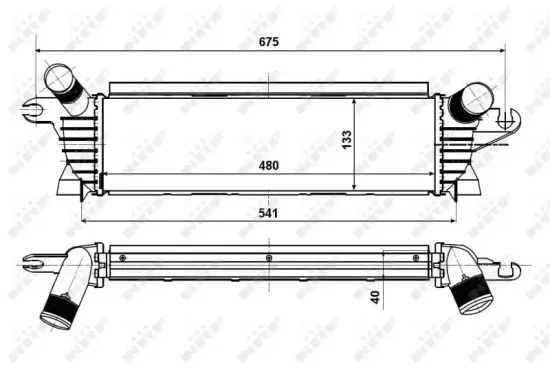 Ladeluftkühler NRF 30511 Bild Ladeluftkühler NRF 30511