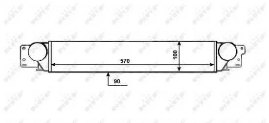 Ladeluftkühler NRF 309087 Bild Ladeluftkühler NRF 309087