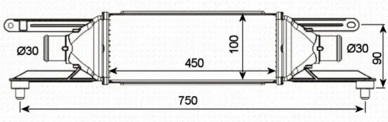 Ladeluftkühler NRF 30751 Bild Ladeluftkühler NRF 30751