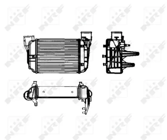 Ladeluftkühler NRF 30753 Bild Ladeluftkühler NRF 30753