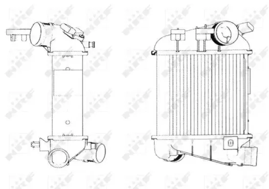 Ladeluftkühler links NRF 30770 Bild Ladeluftkühler links NRF 30770