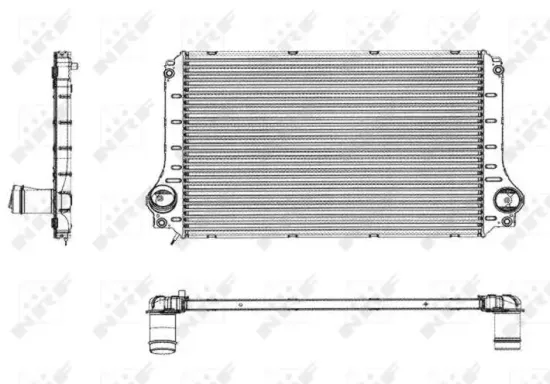 Ladeluftkühler NRF 30784 Bild Ladeluftkühler NRF 30784