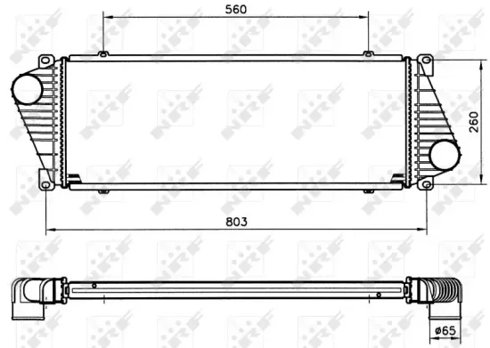 Ladeluftkühler NRF 30830 Bild Ladeluftkühler NRF 30830