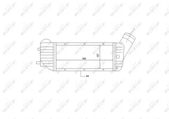 Ladeluftkühler NRF 30894 Bild Ladeluftkühler NRF 30894