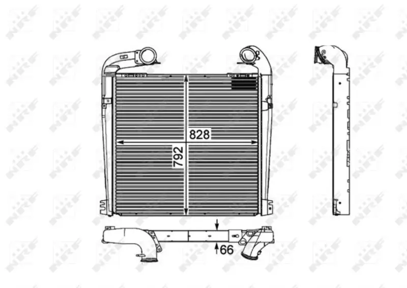 Ladeluftkühler NRF 30898X Bild Ladeluftkühler NRF 30898X