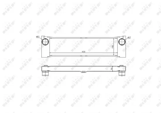 Ladeluftkühler NRF 30901 Bild Ladeluftkühler NRF 30901