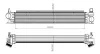 Ladeluftkühler NRF 309033 Bild Ladeluftkühler NRF 309033