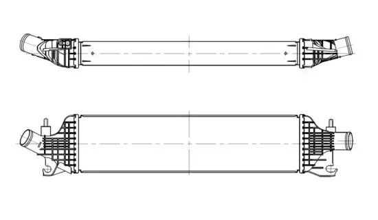 Ladeluftkühler NRF 309095 Bild Ladeluftkühler NRF 309095