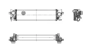 Ladeluftkühler NRF 309112