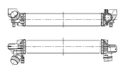 Ladeluftkühler NRF 309115