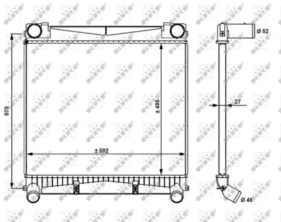 Ladeluftkühler NRF 30911 Bild Ladeluftkühler NRF 30911
