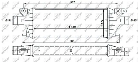 Ladeluftkühler NRF 30927 Bild Ladeluftkühler NRF 30927
