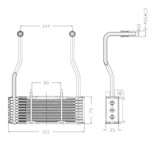 Ölkühler, Motoröl NRF 31068 Bild Ölkühler, Motoröl NRF 31068
