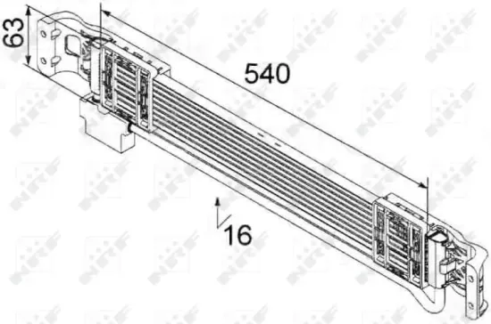 Ölkühler, Automatikgetriebe NRF 31232 Bild Ölkühler, Automatikgetriebe NRF 31232