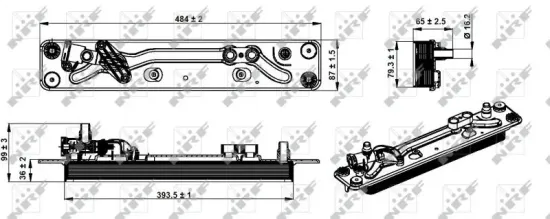 Ölkühler, Automatikgetriebe NRF 31285 Bild Ölkühler, Automatikgetriebe NRF 31285