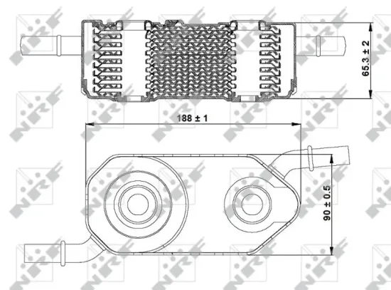 Ölkühler, Automatikgetriebe NRF 31364 Bild Ölkühler, Automatikgetriebe NRF 31364