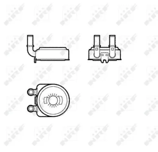 Ölkühler, Motoröl NRF 31739 Bild Ölkühler, Motoröl NRF 31739