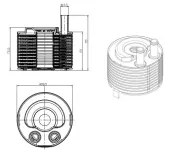 Ölkühler, Motoröl NRF 31819