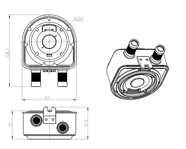 Ölkühler, Motoröl NRF 31836