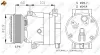 Kompressor, Klimaanlage 12 V NRF 32101 Bild Kompressor, Klimaanlage 12 V NRF 32101