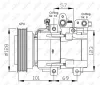 Kompressor, Klimaanlage 12 V NRF 32204G Bild Kompressor, Klimaanlage 12 V NRF 32204G