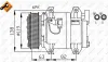 Kompressor, Klimaanlage 12 V NRF 32211 Bild Kompressor, Klimaanlage 12 V NRF 32211