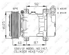 Kompressor, Klimaanlage 12 V NRF 32235 Bild Kompressor, Klimaanlage 12 V NRF 32235