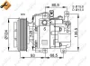 Kompressor, Klimaanlage 12 V NRF 32408 Bild Kompressor, Klimaanlage 12 V NRF 32408