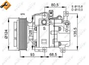 Kompressor, Klimaanlage 12 V NRF 32408