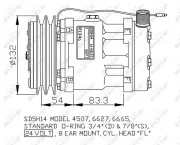 Innenraumgebläse 12 V NRF 34186