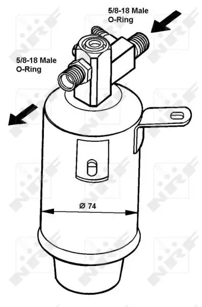 Trockner, Klimaanlage NRF 33018